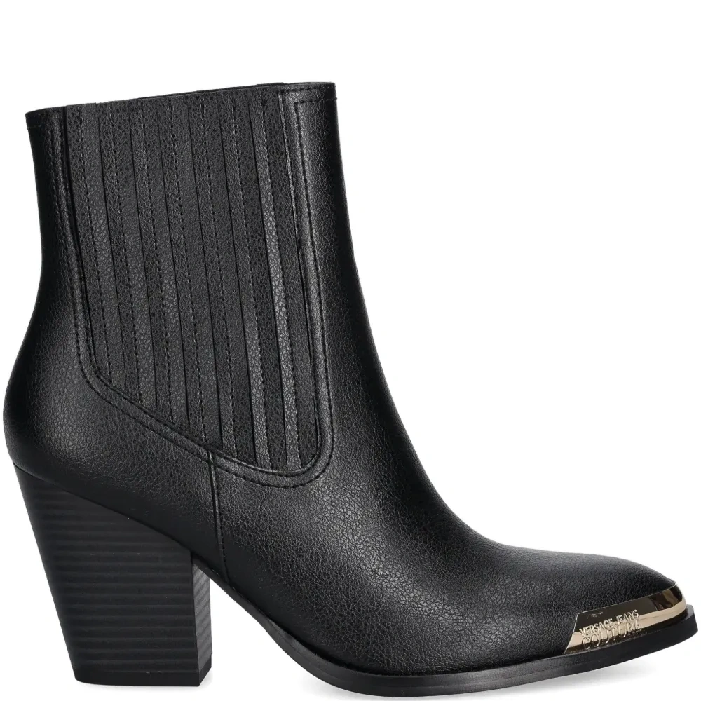 Ботинки с острым носком, логотипом и каблуком 85 мм