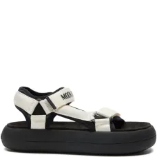 Сандалии на платформе с логотипом