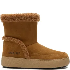 Ботинки с меховой отделкой