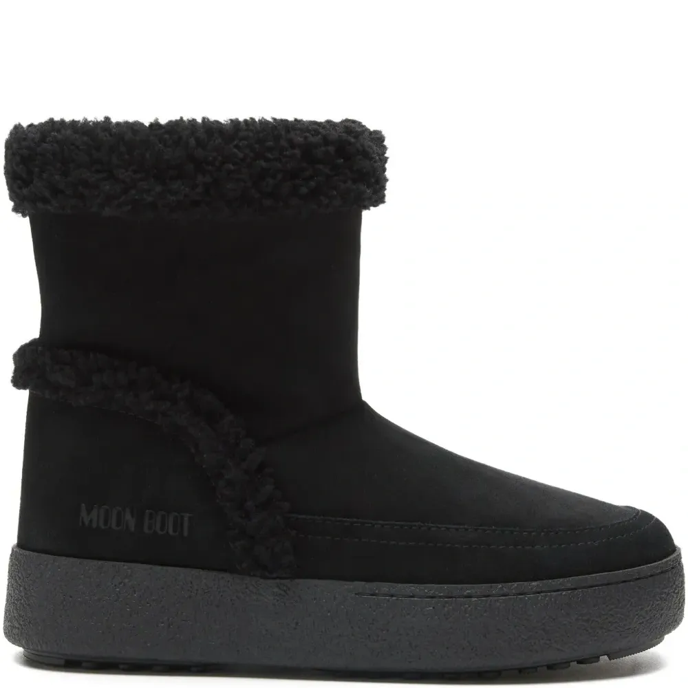 Ботинки на платформе с отделкой из шерпы Ботинки на платформе с отделкой из шерпы