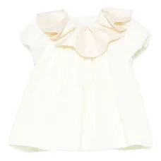 Комплект из топа и брюк с оборками