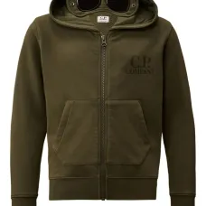 Толстовка на молнии с отделкой в виде очков Толстовка на молнии с отделкой в виде очков