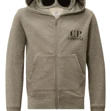 Толстовка на молнии с отделкой в виде очков Толстовка на молнии с отделкой в виде очков