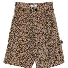 Шорты с леопардовым принтом