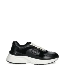 Кроссовки с нашивкой-логотипом и панельным дизайном