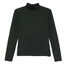 Лонгслив с высоким воротником