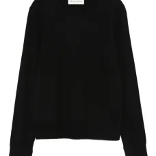 Свитер с круглым вырезом и длинными рукавами