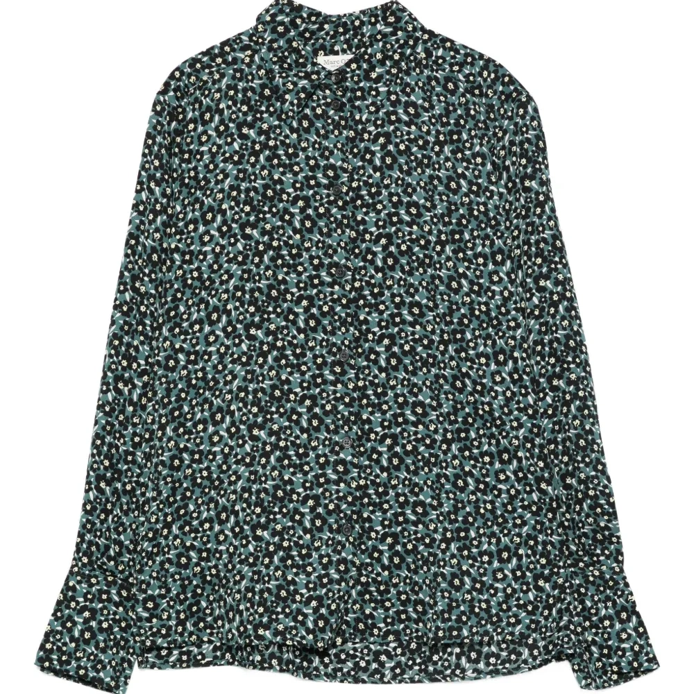 Рубашка с цветочным принтом