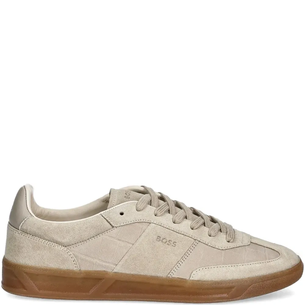 Кеды с тиснением под крокодила