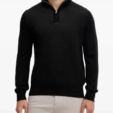 Свитер с воротником на молнии