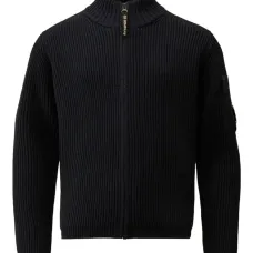 Кардиган на молнии в рубчик