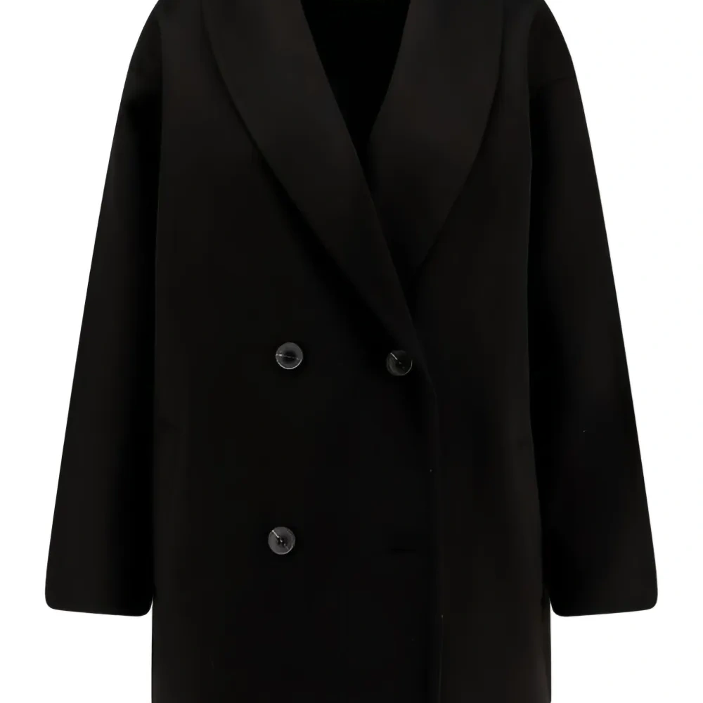 Пальто на пуговицах