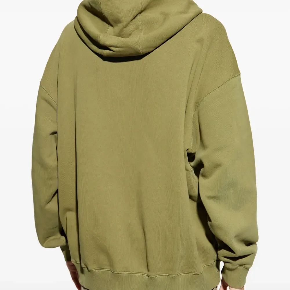 Худи на молнии с нашивкой-логотипом