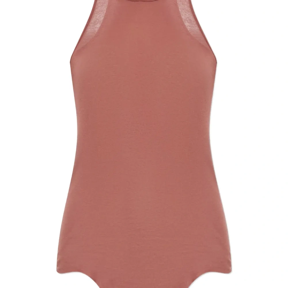 Топ с закругленным подолом