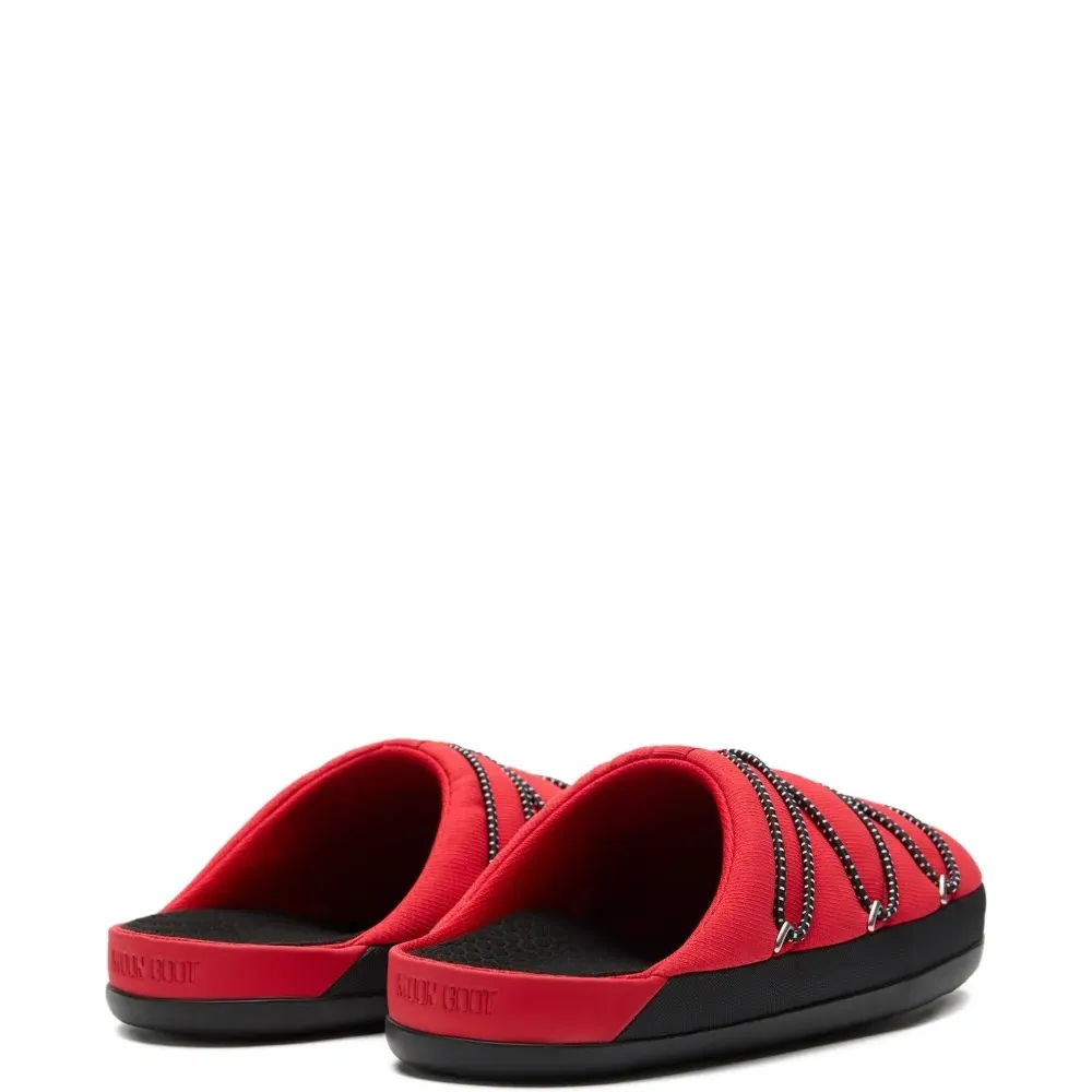 Стеганые слиперы со шнуровкой