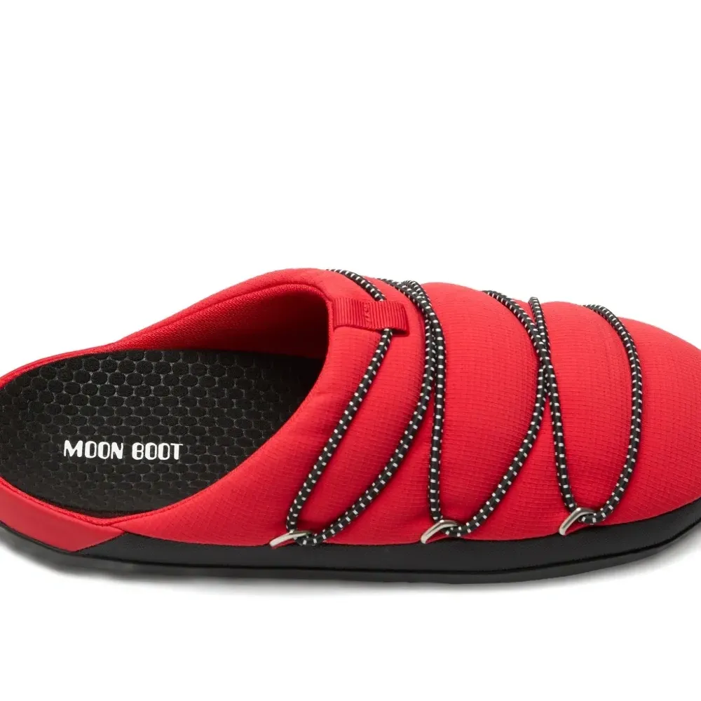 Стеганые слиперы со шнуровкой