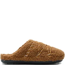 Махровые слиперы на шнуровке Махровые слиперы на шнуровке