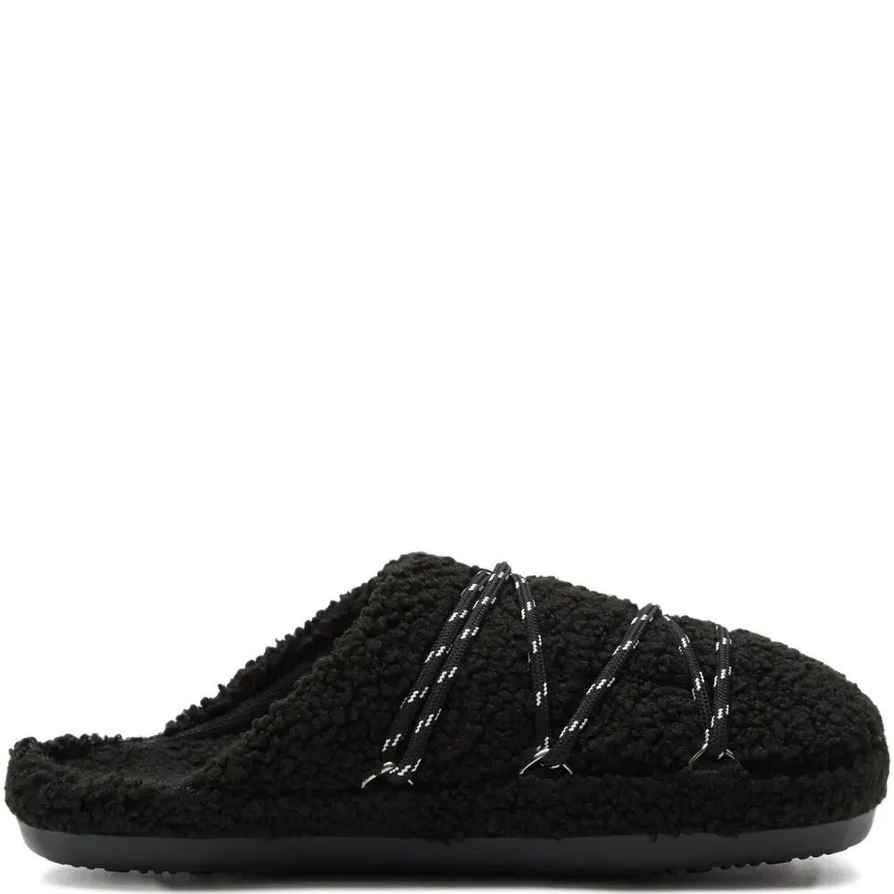 Махровые слиперы на шнуровке