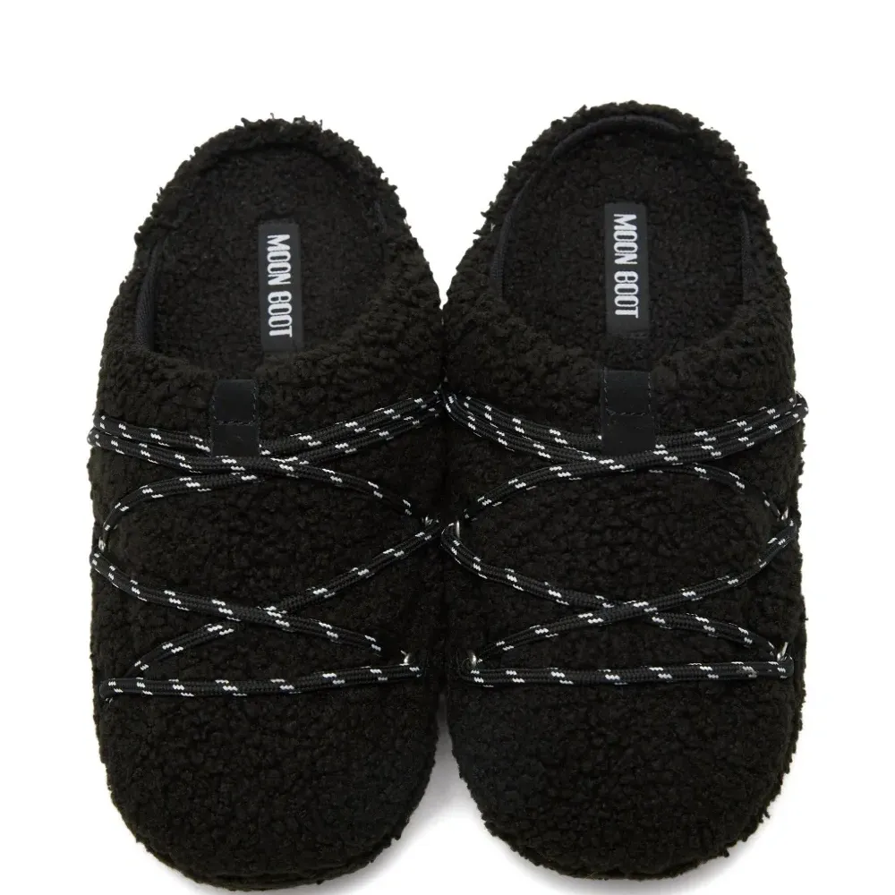 Махровые слиперы на шнуровке