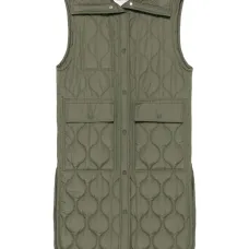 Стеганый жилет на пуговицах