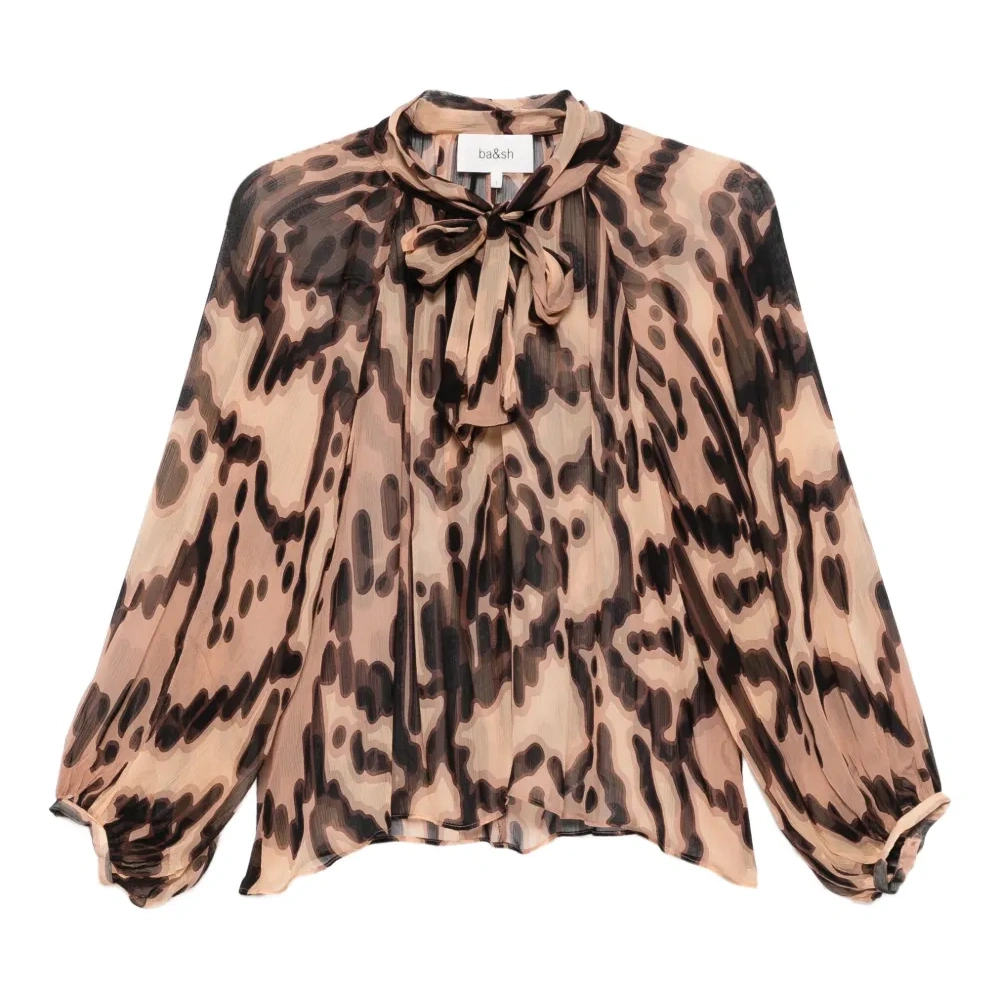 Блузка Alof с графичным принтом и завязками