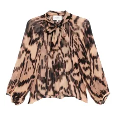 Блузка Alof с графичным принтом и завязками