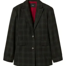 Блейзер в клетку тартан