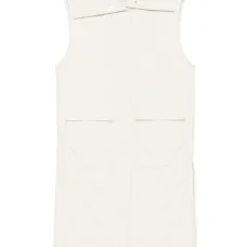 Стеганое пальто с узором