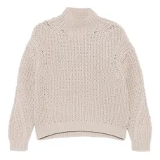 Шерстяной свитер с высоким воротником Шерстяной свитер с высоким воротником