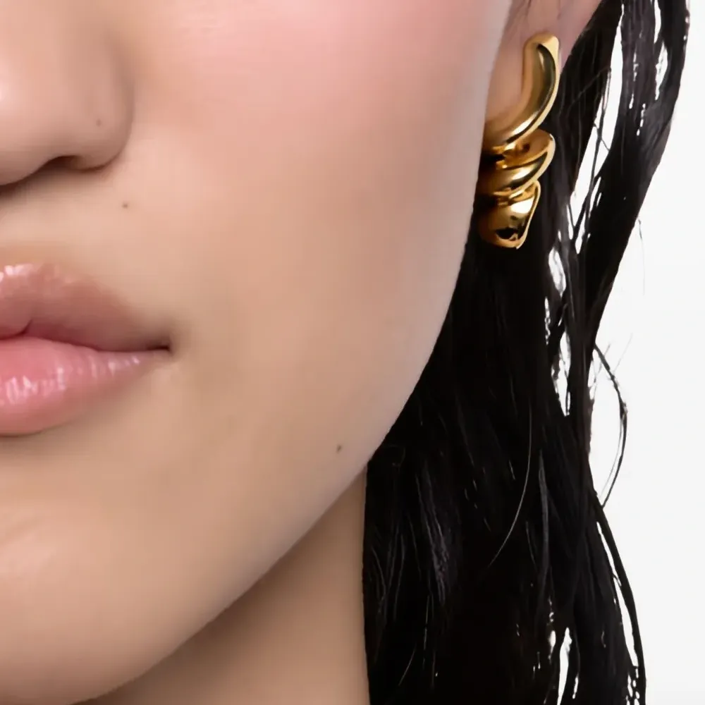 Витая серьга