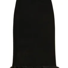 Юбка миди с оборками