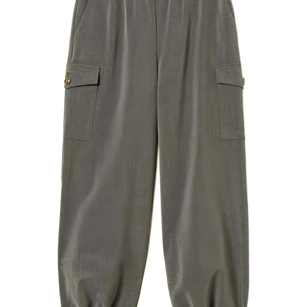 Карго-брюки с эластичными манжетами Карго-брюки с эластичными манжетами