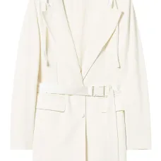 Блейзер с капюшоном и поясом