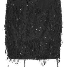 Юбка с пайетками и бахромой Юбка с пайетками и бахромой