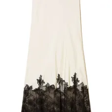 Юбка миди с кружевом