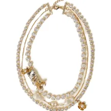 Колье с кристаллами