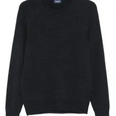 Шерстяной свитер с круглым вырезом