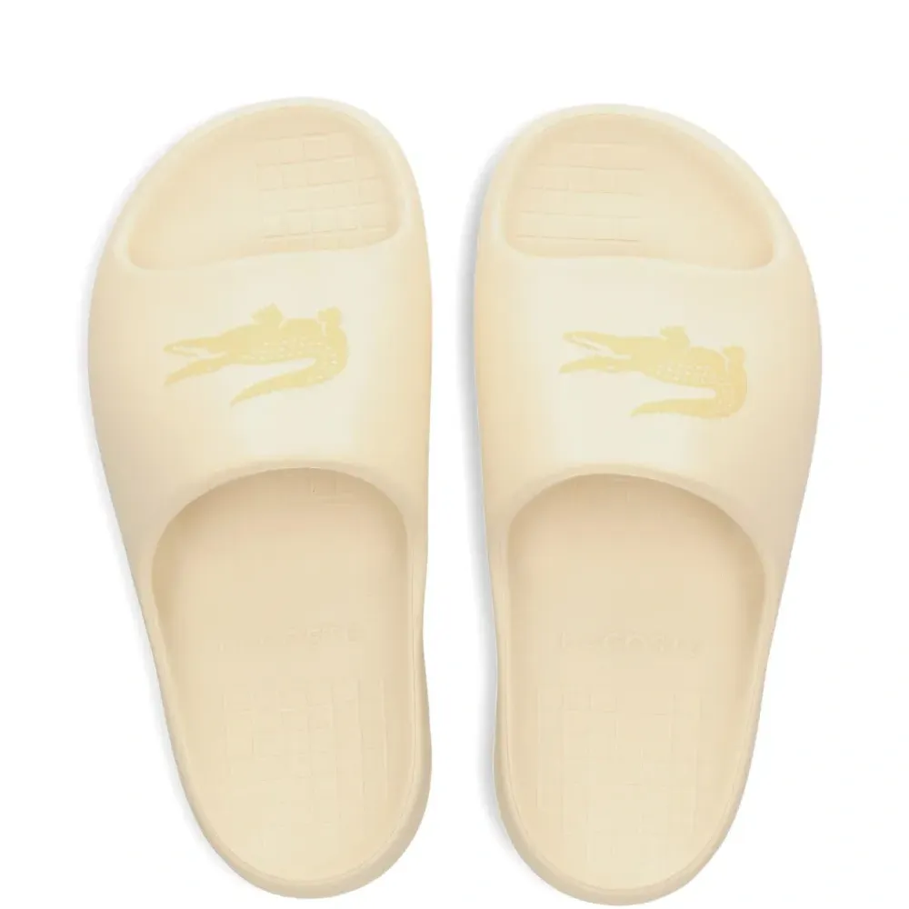 Шлепанцы на платформе с логотипом