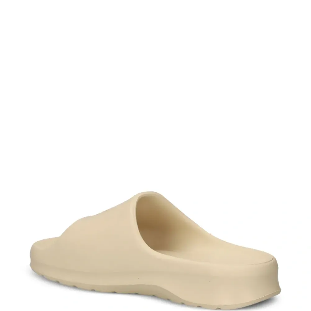 Шлепанцы на платформе с логотипом