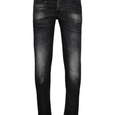 Узкие джинсы с эффектом потертости