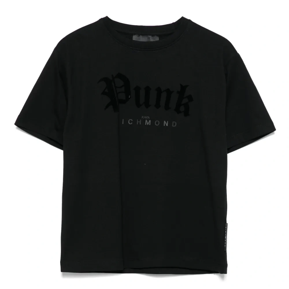 Футболка с бархатным логотипом