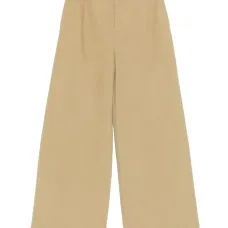 Широкие брюки со складками