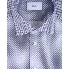 Рубашка с узором и воротником