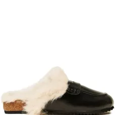 Мюли из искусственного меха