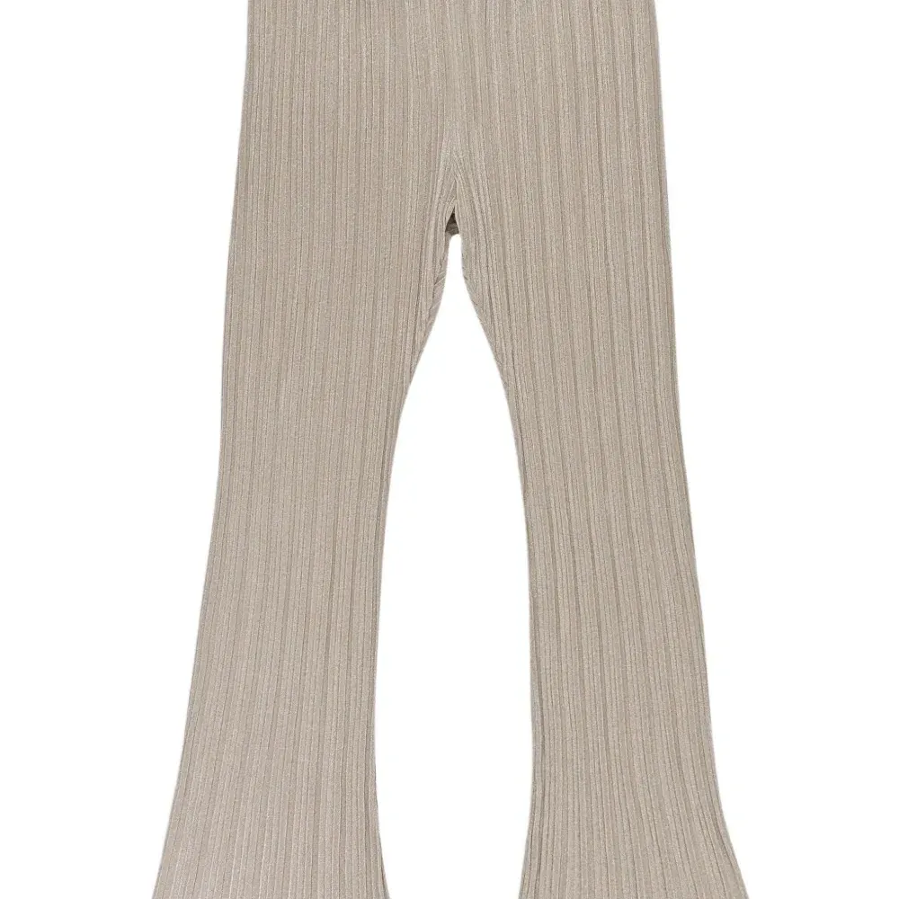 Расклешенные брюки с люрексом