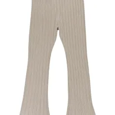 Расклешенные брюки с люрексом