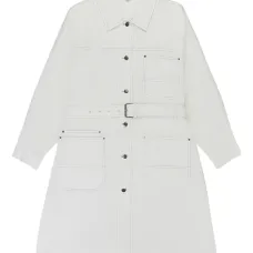 Джинсовый тренч