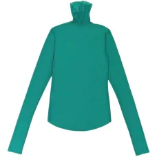 Топ с высоким воротником