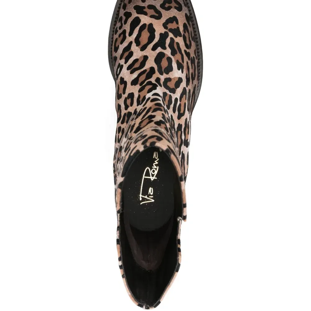 Ботинки с леопардовым принтом Ботинки с леопардовым принтом