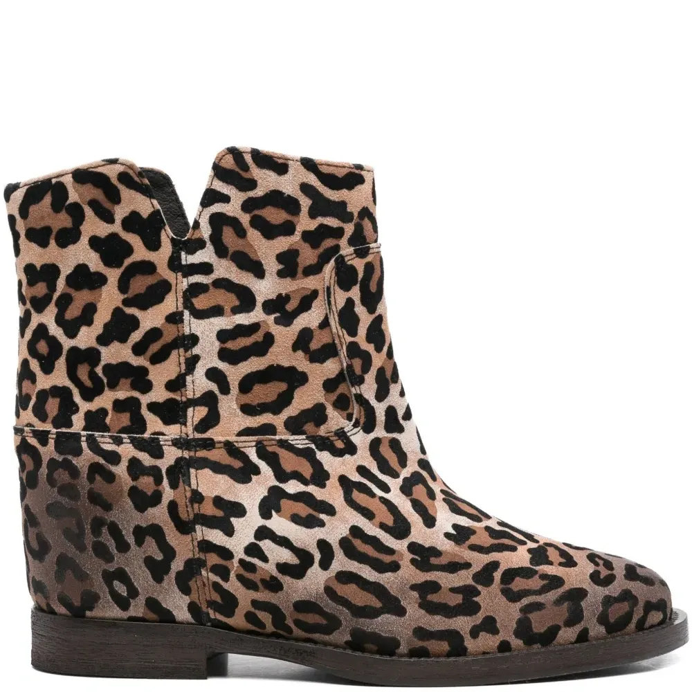 Ботинки с леопардовым принтом Ботинки с леопардовым принтом